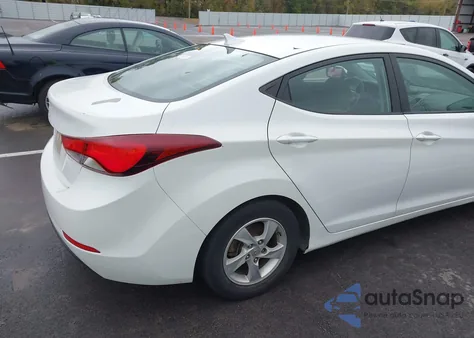 2014 Hyundai Elantra Se из США, поврежденный, VIN 5NPDH4AE9EH488550